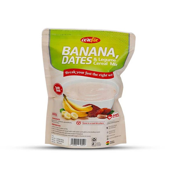 cerefix-banana-date&Legume cereal-mix-450g cerefix-banana-date&Legume cereal-mix-450g