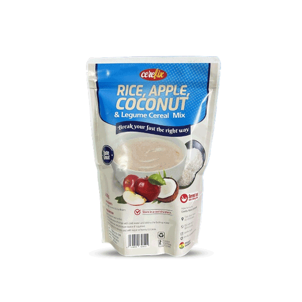 cerefix-rice-apple-coconut-legume cereal-mix-450 cerefix-rice-apple-coconut-legume cereal-mix-450